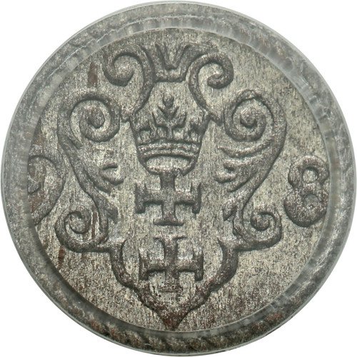 Zygmunt III Waza. Denar 1598, Gdańsk PCGS MS63 (MAX)