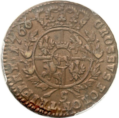 Stanisław August Poniatowski. Trojak (3 grosze) 1766, Kraków PCGS AU58 (MAX)