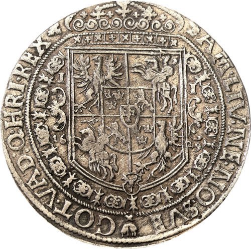 Zygmunt lll Waza. Talar 1629, Bydgoszcz PCGS AU50 (MAX) - RZADKOŚĆ R6