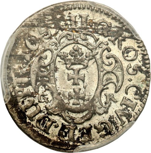Jan II Kazimierz. Dwugrosz (2 grosze) 1651, Gdańsk PCGS MS62 (MAX)