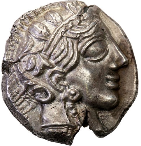 Grecja. Attica - Ateny. AR - tetradrachma 440-420 r. p.n.e.