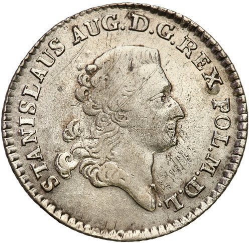 Stanisław August Poniatowski. Złotówka (4 grosze) 1766 FS FS, Warszawa