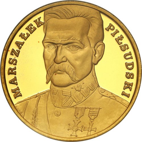 TRYPTYK Złoto 1.000.000 złotych 1990 Józef Piłsudski NGC PF69 ULTRA CAMEO (MAX) - NAKŁAD 1 SZTUKA! 12 Uncji Złota