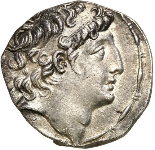 Królestwo Seleukidów, Tetradrachma, Antiochos VIII Epiphanes Grypos 121 - 96 r. p. n. e., Ake - Ptolemais