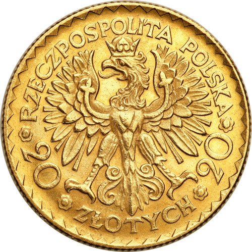 II RP. 20 złotych 1925 Bolesław Chrobry