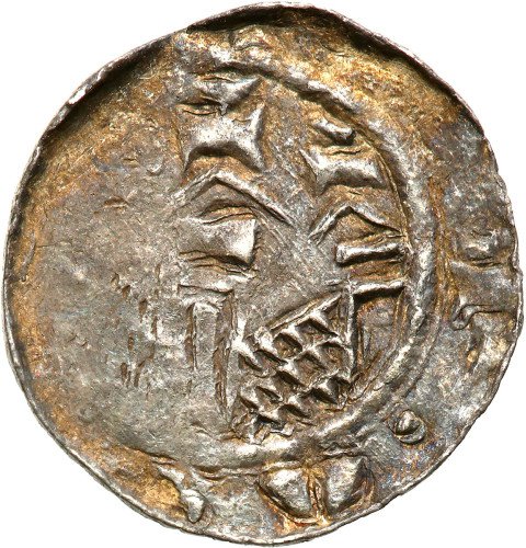 Władysław I Herman (1081-1102). Denar, Kraków - druga emisja