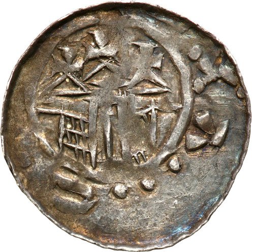 Władysław I Herman (1081-1102). Denar, Kraków - druga emisja