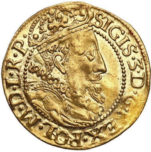 Zygmunt III Waza. Dukat 1612, Gdańsk - WYŚMIENITY