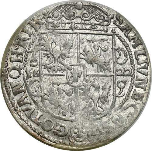 Zygmunt III Waza. Ort (18 groszy) 1622, Bydgoszcz PCGS MS62 (2MAX) - PIĘKNY