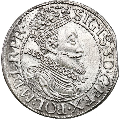 Zygmunt III Waza. Ort (18 groszy) 1609, Gdańsk - RZADKI ROCZNIK - PIĘKNY