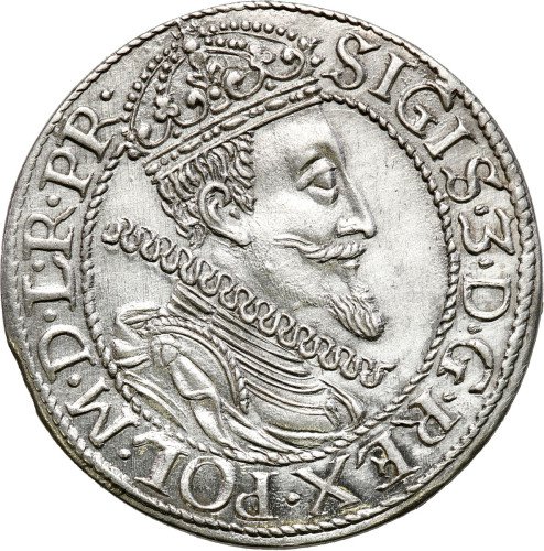 Zygmunt III Waza. Ort (18 groszy) 1612, Gdańsk - RZADKI ROCZNIK – WYŚMIENITY