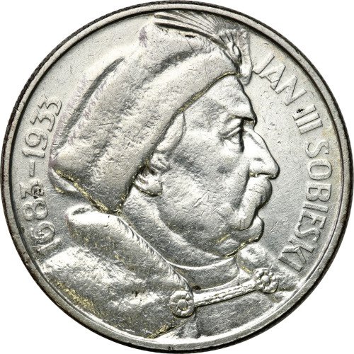 II RP. 10 złotych 1933 Sobieski