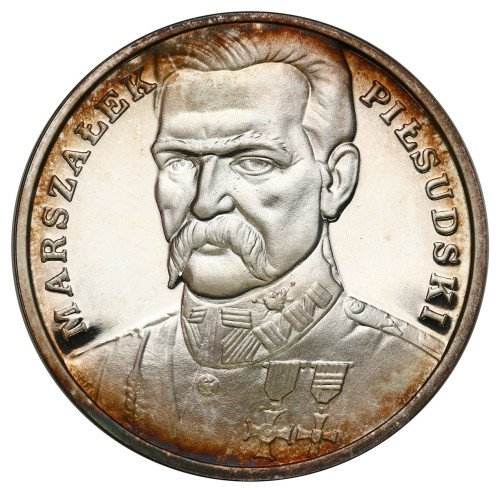 III RP. 100.000 złotych 1990 Piłsudski - Mały Tryptyk