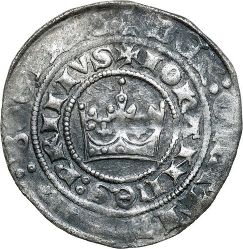 Czechy. Jan Luxemburski (1310-1346). Grosz praski, Kuta Hora