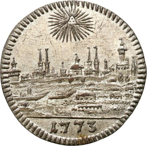 Niemcy, Norymberga. 1 krajcar 1773 - PIĘKNY