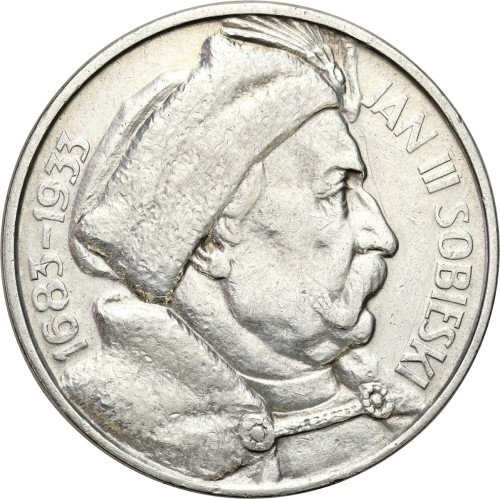 II RP. 10 złotych 1933 Sobieski