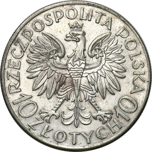 II RP. 10 złotych 1933 Sobieski