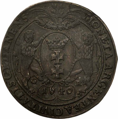 Władysław lV Waza. Talar 1640, Gdańsk NGC AU50 (MAX)